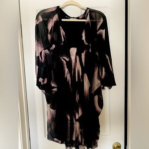 DVF rose-n-black Fleurette